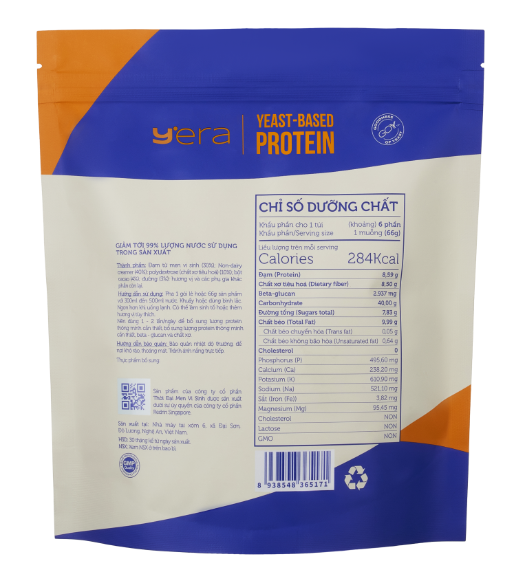 YERA – Protein Từ Men Vi Sinh (415g) - Ảnh 2